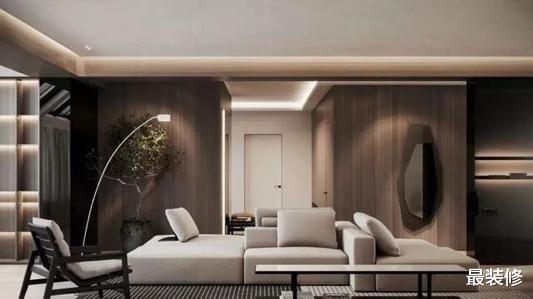 「」客厅还只用来放电视吗？2020年更流行这样装，高端大气上档次
