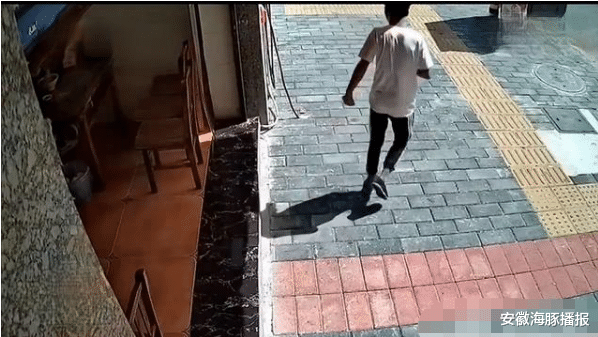安徽海豚播报|男子吃面条后呕吐不止，一直称胃不舒服，店员查监控后他却跑了