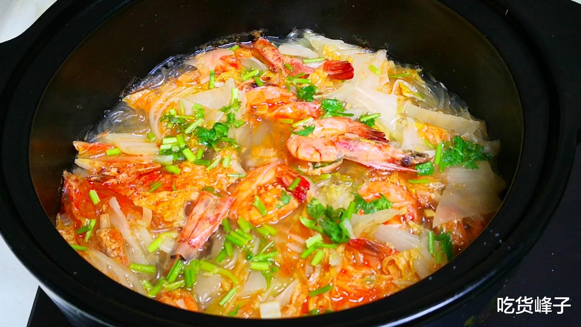 白菜|天冷，多用它和大虾炖着吃，对肠胃特别好，5毛一斤吃得起， 特香！