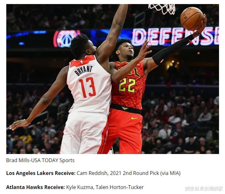 湖人队|湖人2换1为詹皇减压？美媒称440万可追12+4新星，库少+塔克做筹码