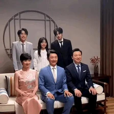 以家人之名|《以家人之名》全家福藏玄机，李海潮居然娶了她，三兄妹两喜一悲