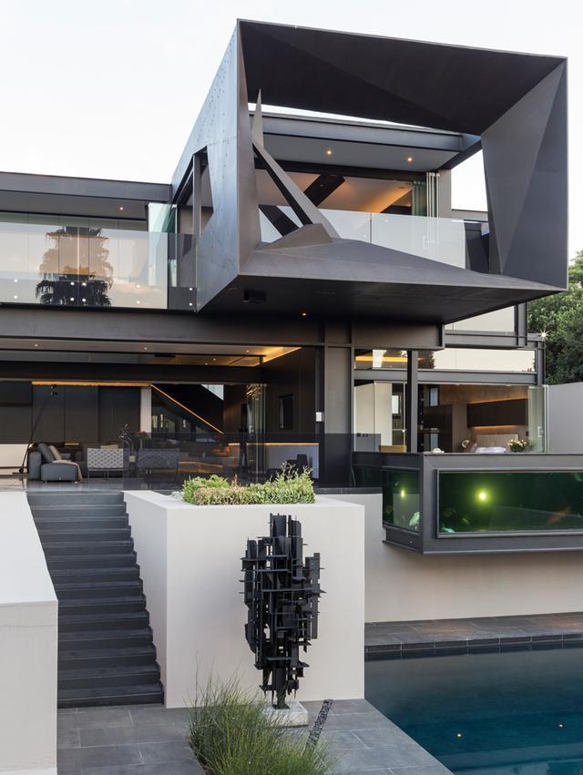 ##科技感效果别墅设计,轻钢水泥也能美的惊艳,大家看看什么水平