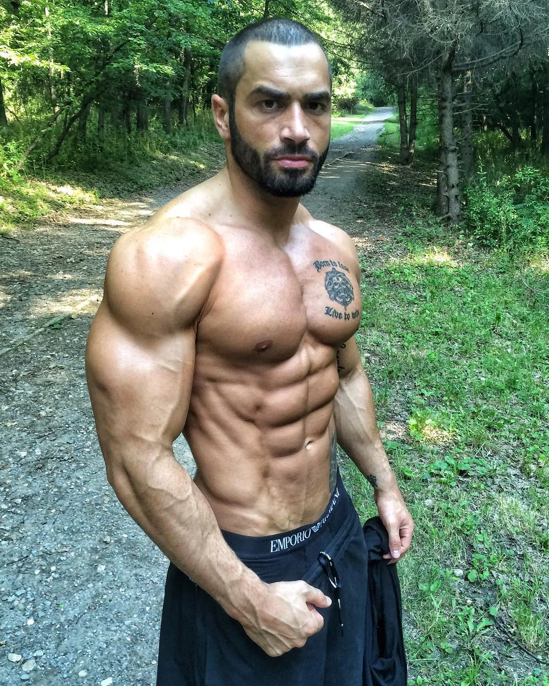 健身▲健身圈公认最牛X的6块、8块、10块腹肌男模