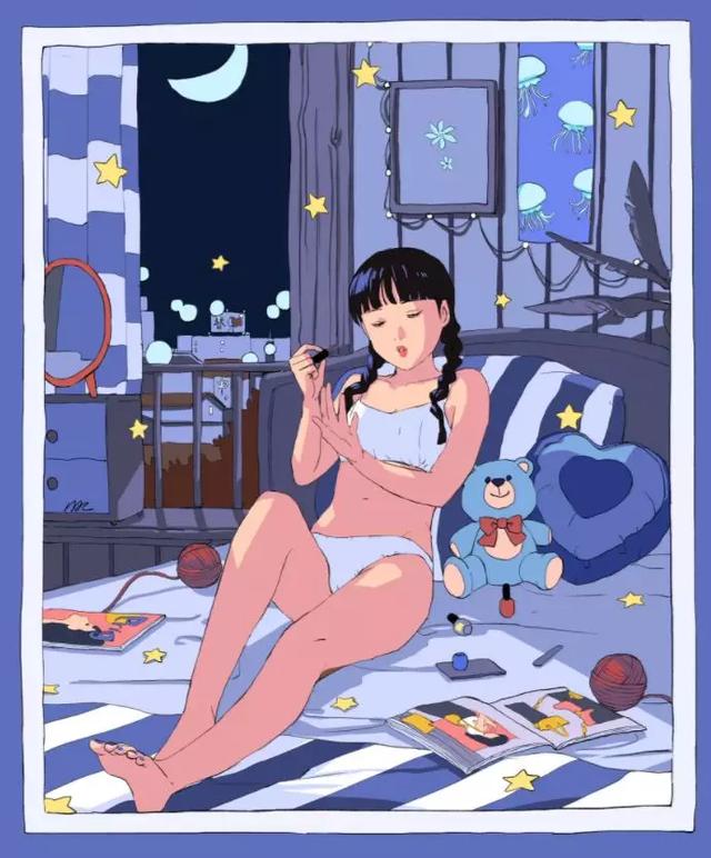 爱猫，独居，90后，她用笔画出了自己的美丽生活