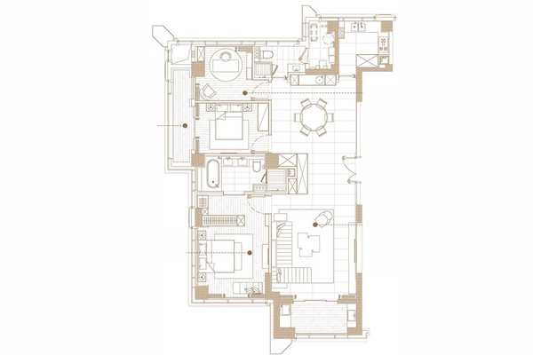 【】看着像是千万豪宅，但怎么总感觉设计这个户型的是新手？