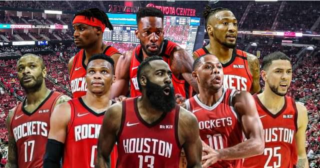 火箭队|7换1交易哈登!8换1交易威少!火箭真要重建?哈登联手库里克莱!