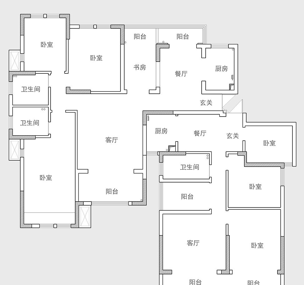|老公坚持不买别墅，买两套平层打通，装修完效果，住着比别墅舒服