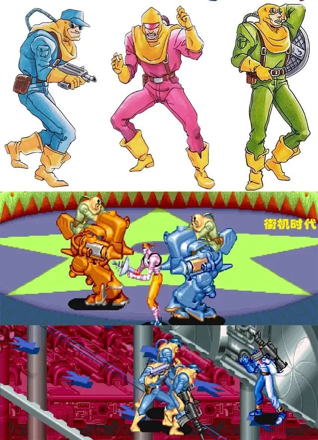 「街机游戏」街机游戏中那些最弱的杂鱼，曾让多少玩家阴沟里翻船