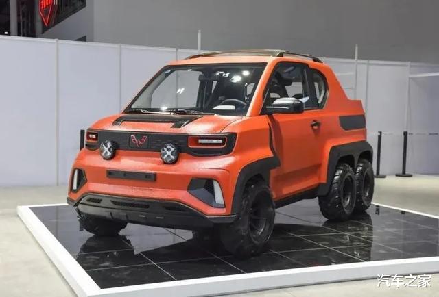 五菱宏光|6个轮的“五菱宏光”!回头率不输大G,还能拉货,这车太秀了