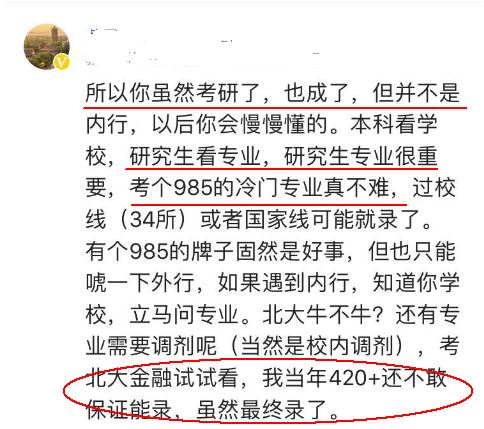 『考研』二本生考上985，放言考研很简单！网友：你考这些专业试试？