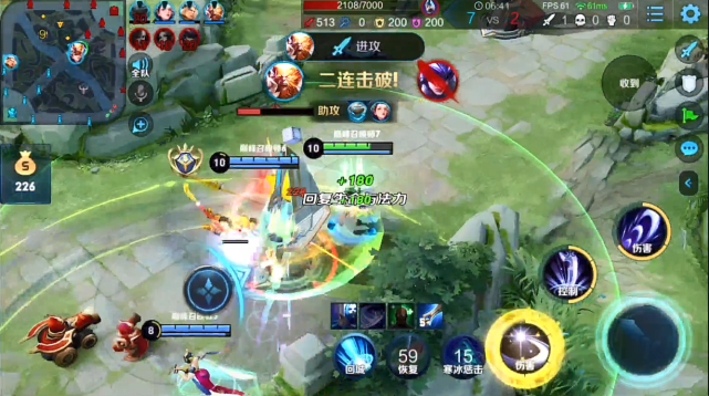 露娜▲2000分拿出露娜，队友还秒锁猴子，寂然以为凉了，结果是国服吉吉国王