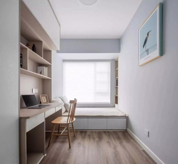 「」96㎡现代北欧风新房，榻榻米和书房绝配，不仅美观而且实用，晒晒