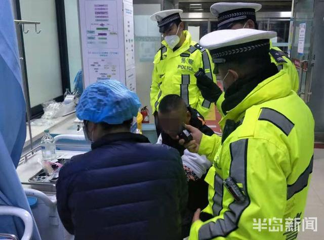 半岛新闻客户端 生日宴喝嗨了，青岛一男子无证醉驾朋友车上路被查获