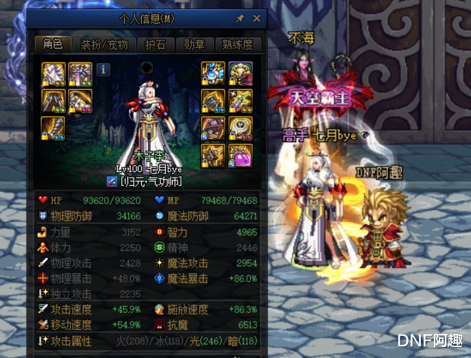 地下城与勇士|DNF：现版本公认6大“头部”搭配，每套都是完美毕业，可告别深渊
