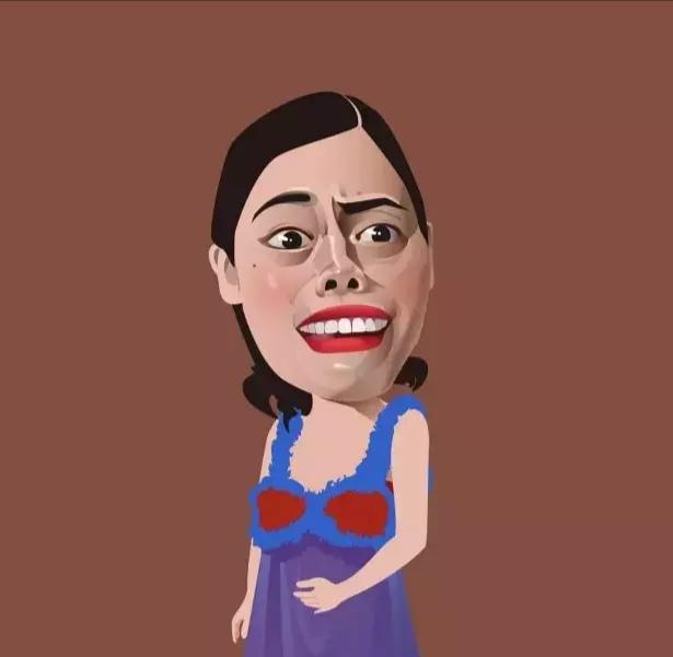 「周星驰」功夫中的龅牙珍生活照曝光：网友， 我们都被星爷骗了