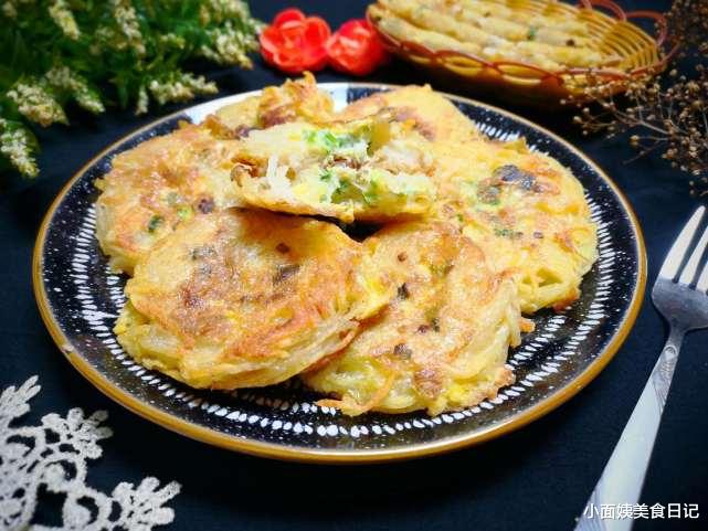 土豆丝|夏天做早餐，我从不用面粉，用它代替，酥脆醇香，好吃不长肉，香