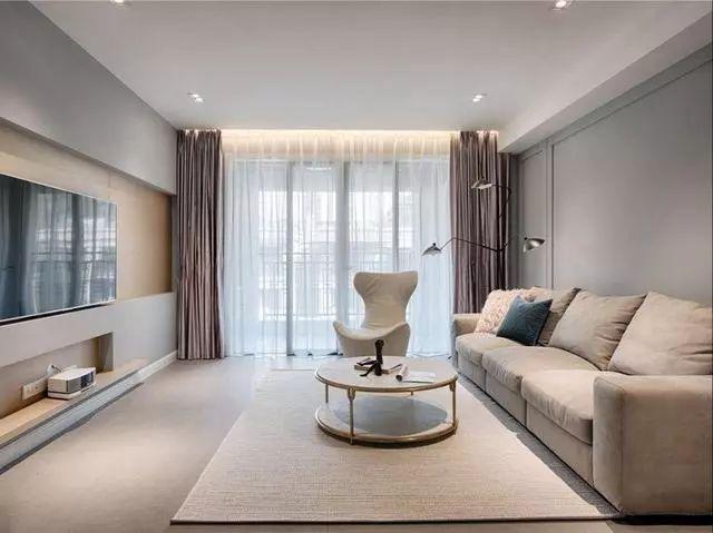 130平北欧风三居，电视墙和沙发墙都非常个性，整体高级感十足