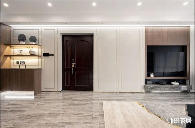 姐姐|去姐姐家参观，电视墙后隔出2㎡当杂物间，这么机智我也要照着装