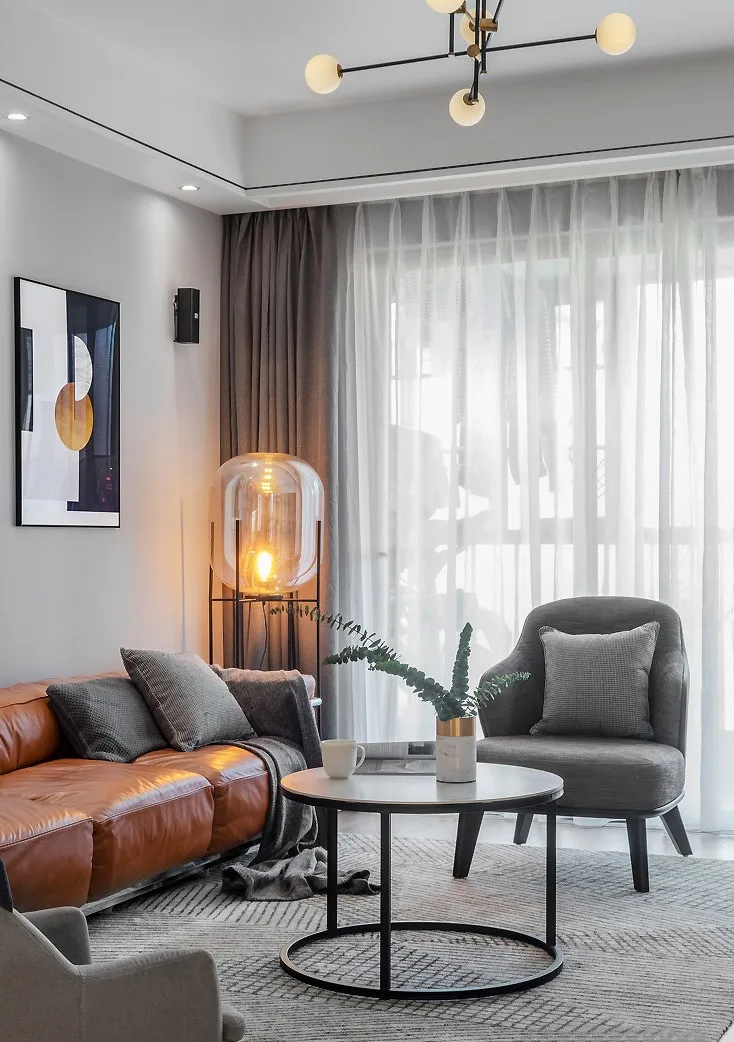 |130㎡现代风格新房装修,厨房餐厅开半窗好有爱!