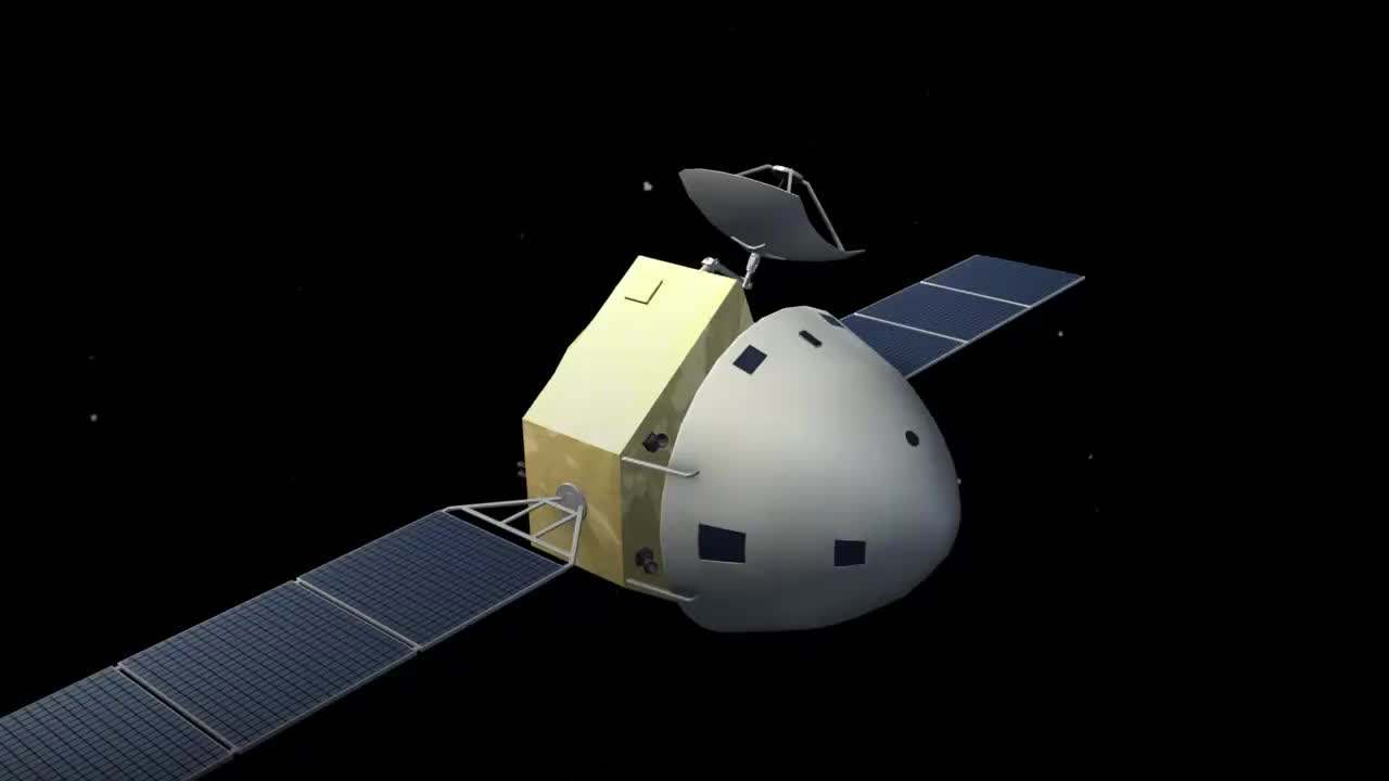 着陆器|823万公里外,天问一号传来好消息,曾回眸看了一眼我们地球家园