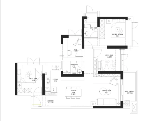 榻榻米|小户型大逆袭！89㎡轻松挤出4间房，空间利用太绝了！
