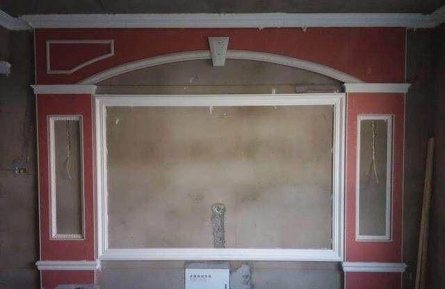 ▲婆婆亲手打造的电视墙,刚开始质疑,看到效果我差点哭出声!