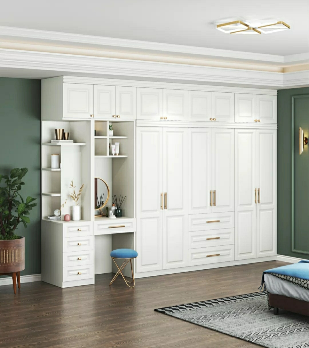 |什么样的衣柜更实用?12种衣柜设计案例,一点都不浪费空间