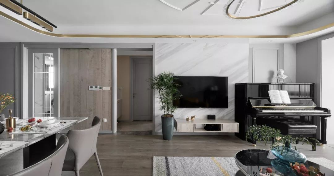 120㎡现代轻奢，华丽精致，端庄气质