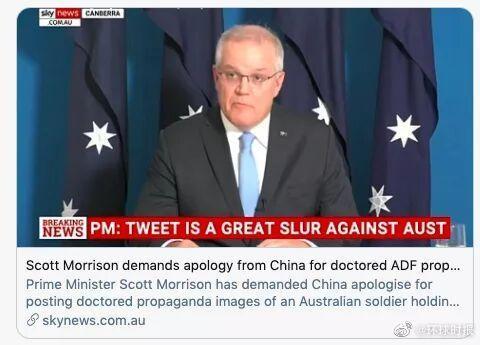 諷刺澳軍士兵屠殺平民漫畫作者回應澳大利亞總理莫裡森-圖2