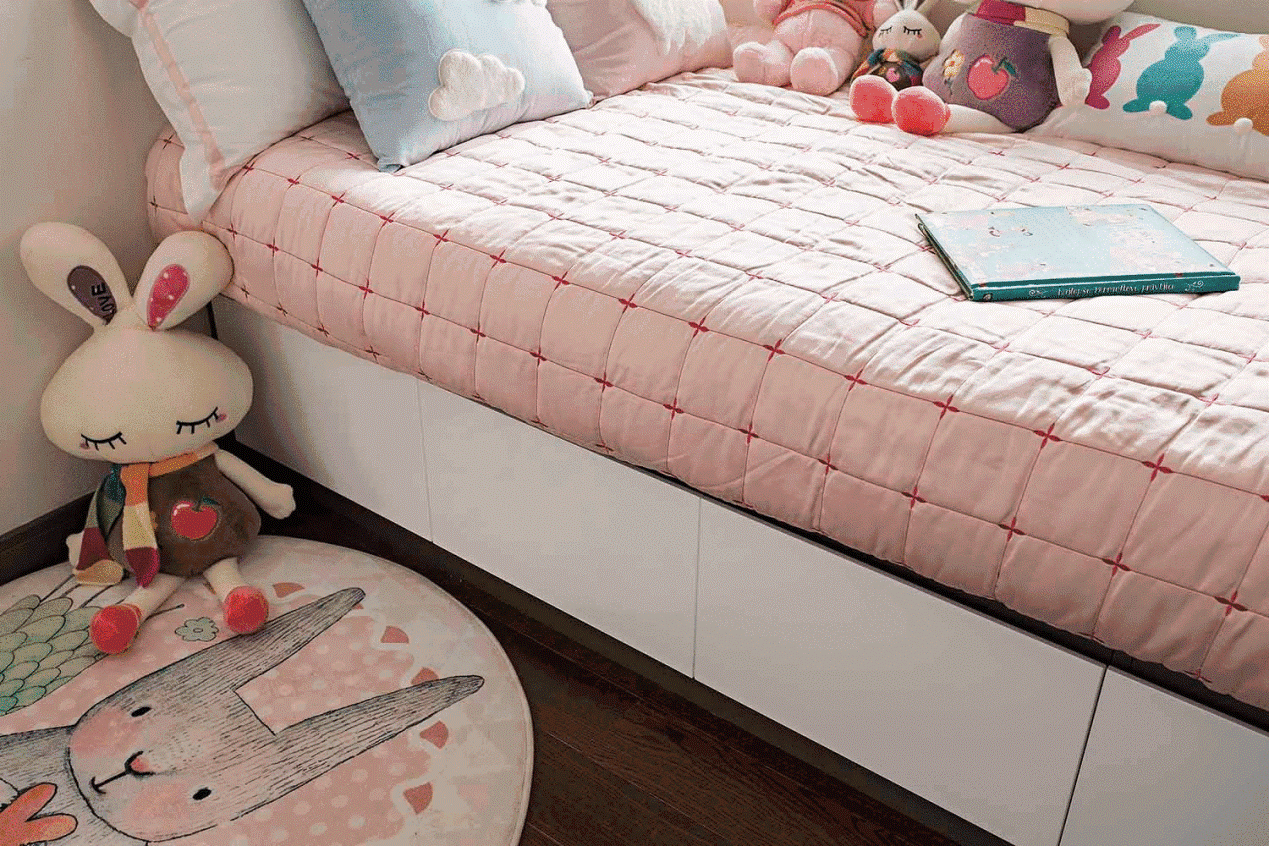 小三:89平米紧凑小三室,储物功能设计没谁了,最爱的还是次卧