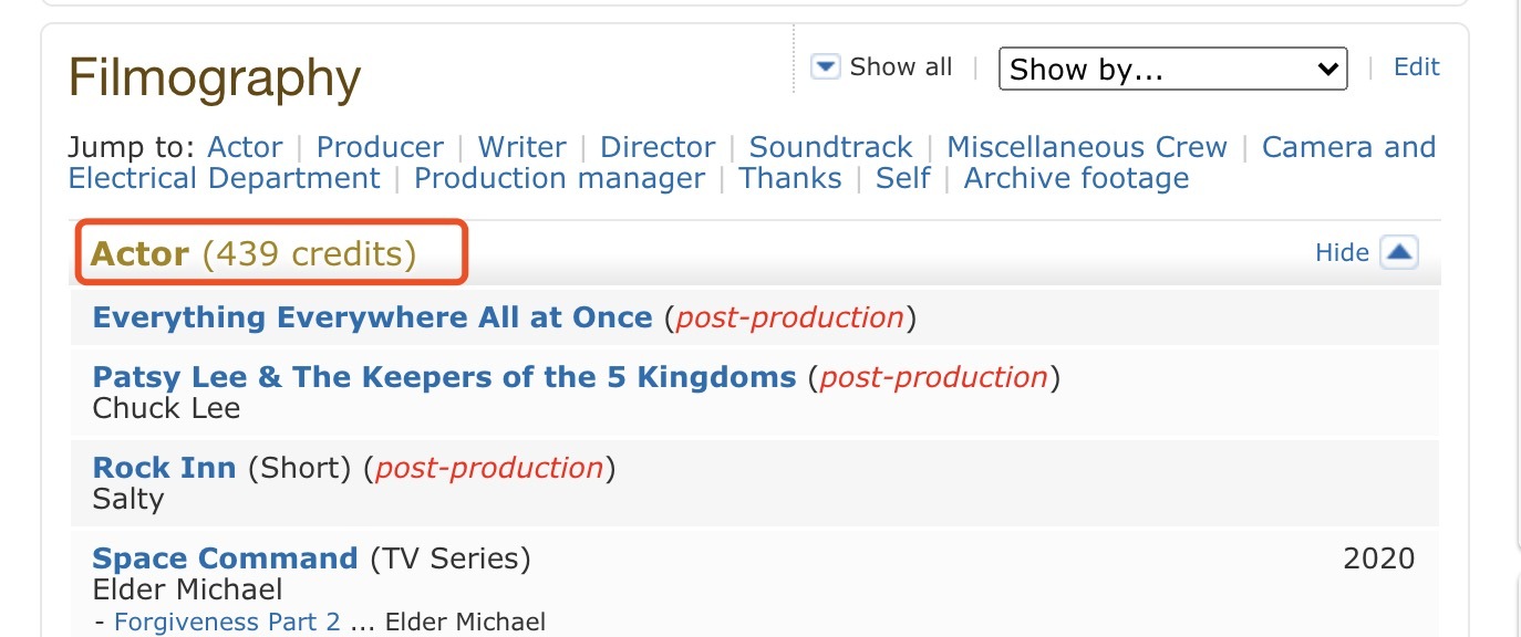 吴汉章|制霸好莱坞、70年436部电影，这位华裔是全美最高产演员！