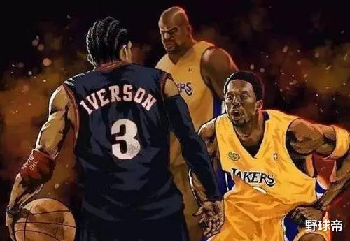 艾弗森■湖人01年与76人总决赛第一战，艾弗森狂轰48分，奥尼尔44分，那科比呢？
