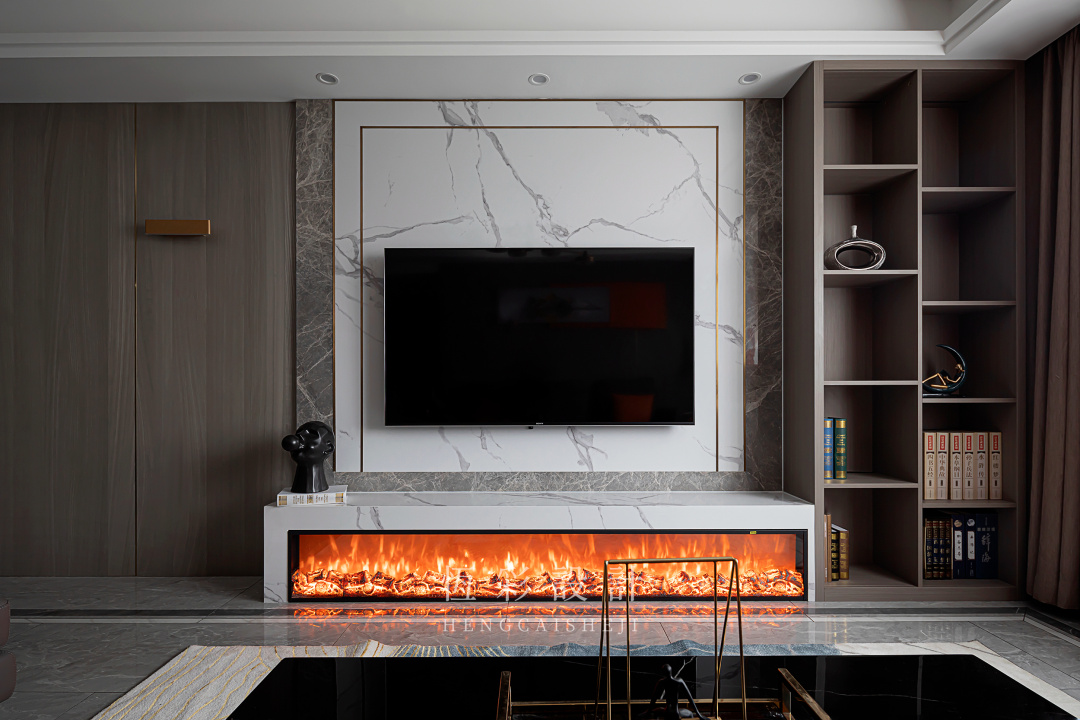 |新作首发 | 140㎡现代轻奢精致主义——致敬爱马仕橙