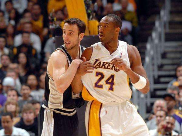 [马努·吉诺比利]巅峰科比能否打爆吉诺比利？两人生涯的53次对位数据，答案显而易见