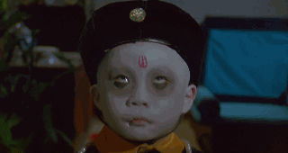 「一眉道人」1989年,林正英自导自演拍《一眉道人》,香港票房只有1119万