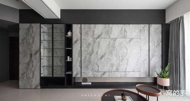[电视背景墙]看了这套97㎡住宅才明白：什么叫简约而不简单！