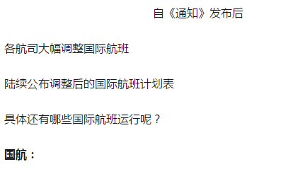「」注意！明日起，国际航班将有大调整！