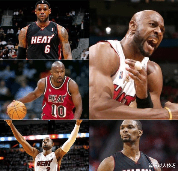 『热火队』队史最强5人组队分等级：魔术A级，热火S级，SSS级靠替补随便夺冠