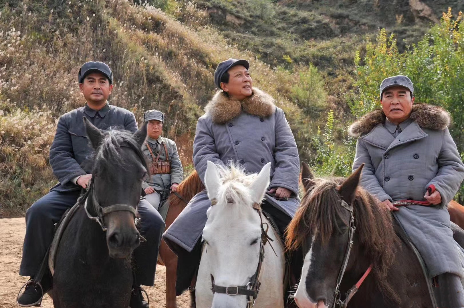 「郭广平」《井冈山道路》杀青,郭广平演毛主席,唐国强后特型演员井喷出现