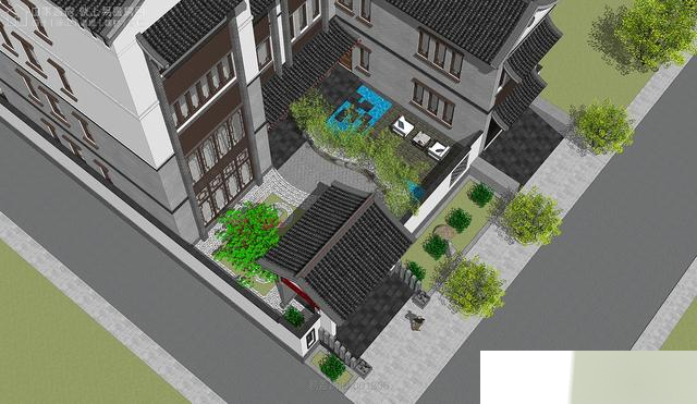 山西运城贾家中式别墅