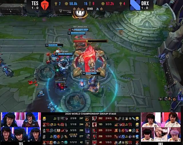 tes战队|TES击败DRX，阿水亮IG队标庆祝，赛后Deft捂头自责