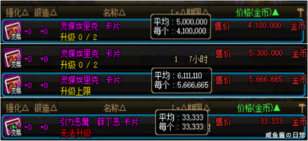 地下城与勇士：DNF咸鱼酱：希洛克版本将近，给勇士附魔更新的几个实用省钱的小建议