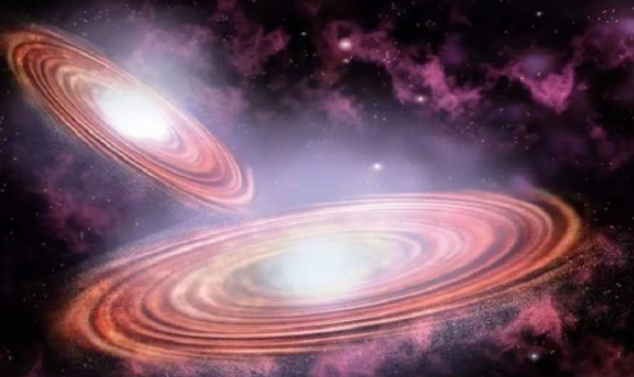 银河系|三十七亿年后仙女星系追尾银河系，上演宇宙碰撞