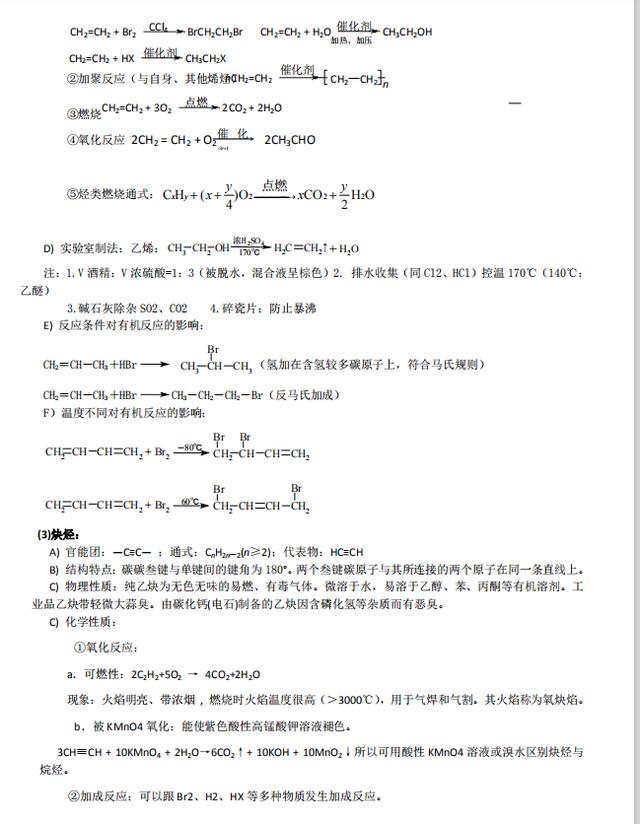 『』高考化学：最全的有机化学知识点归纳与技巧方法，考取90分很轻松
