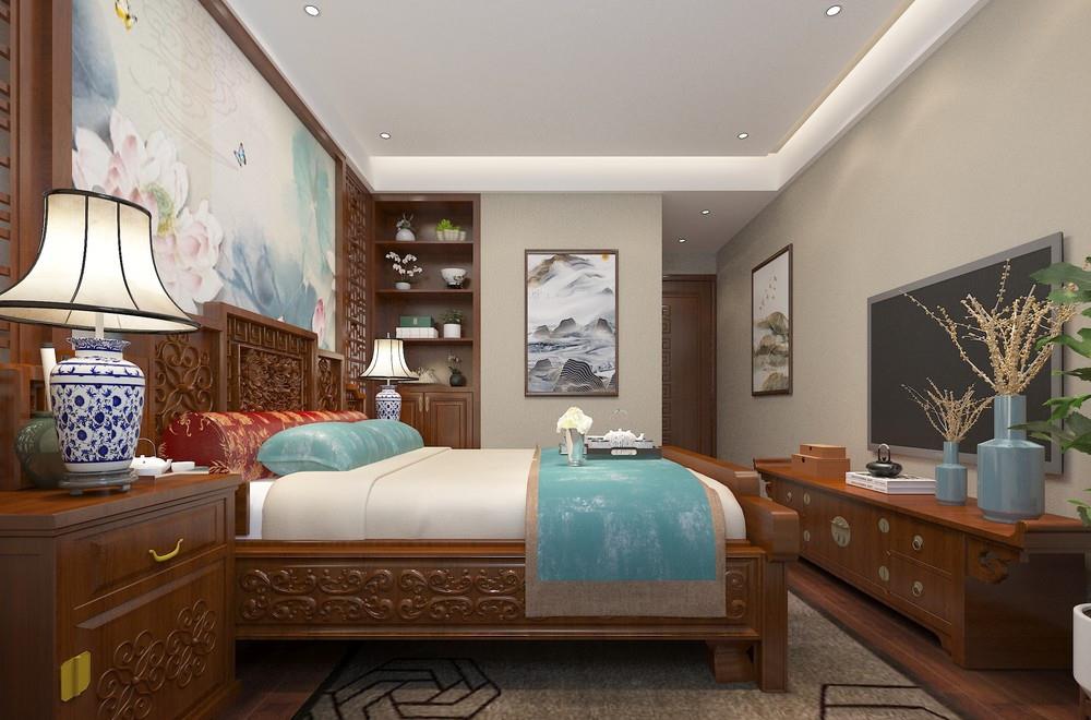 |180平米中式风格,客厅大气磅礴的设计搭配,是一代人的时代记忆