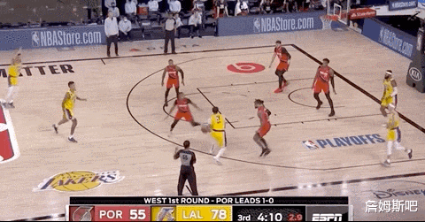 湖人队|詹姆斯仅得10分，怒摔牙套！利拉德手指脱臼，摔掉毛巾！湖人大胜开拓者23分！