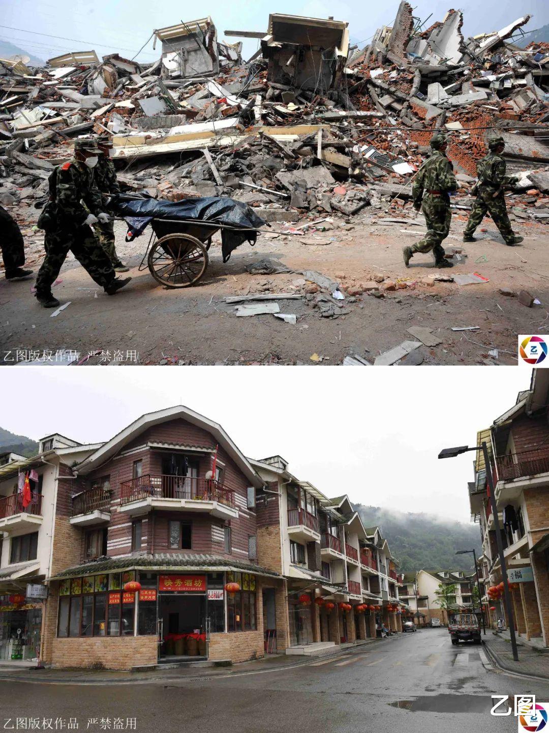 民警@12年后汶川已经重生，打开尘封12年的影像，心依然隐隐作痛