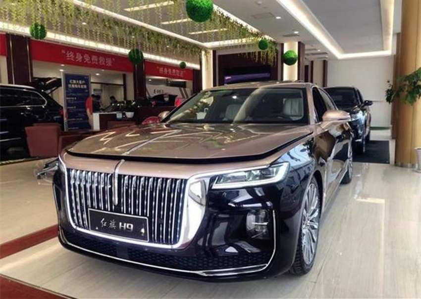 『红旗』红旗又成功了！全新高端H9到店，比宾利气场强10倍，内饰让奔驰羡慕