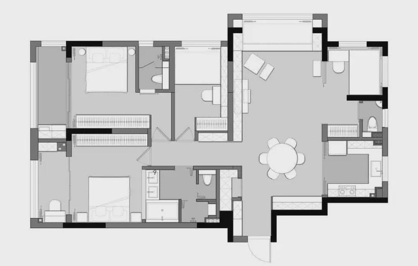 |132㎡四室治愈系亲子宅，不仅仅有颜值，高级感爆棚