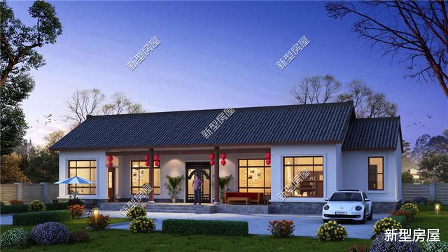 |农村一层平房带个小院，怎么设计好？